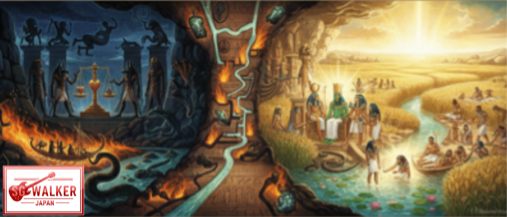 ドゥアトの険しい道を超えた先に死者の楽園アアルは存在する。