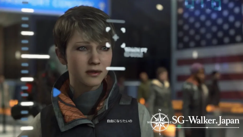 Detroit: Become Humanで国境審査官へ「自由になりたいの」と訴えるカーラ