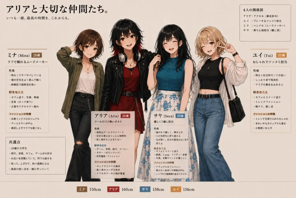 アリアと大切な仲間たち