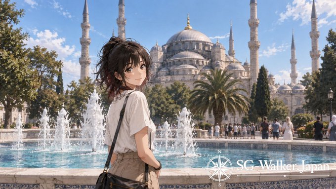 ブルーモスクに辿り着いたアリア