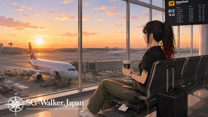 カッパドキアに向かうため飛行機に乗るアリア